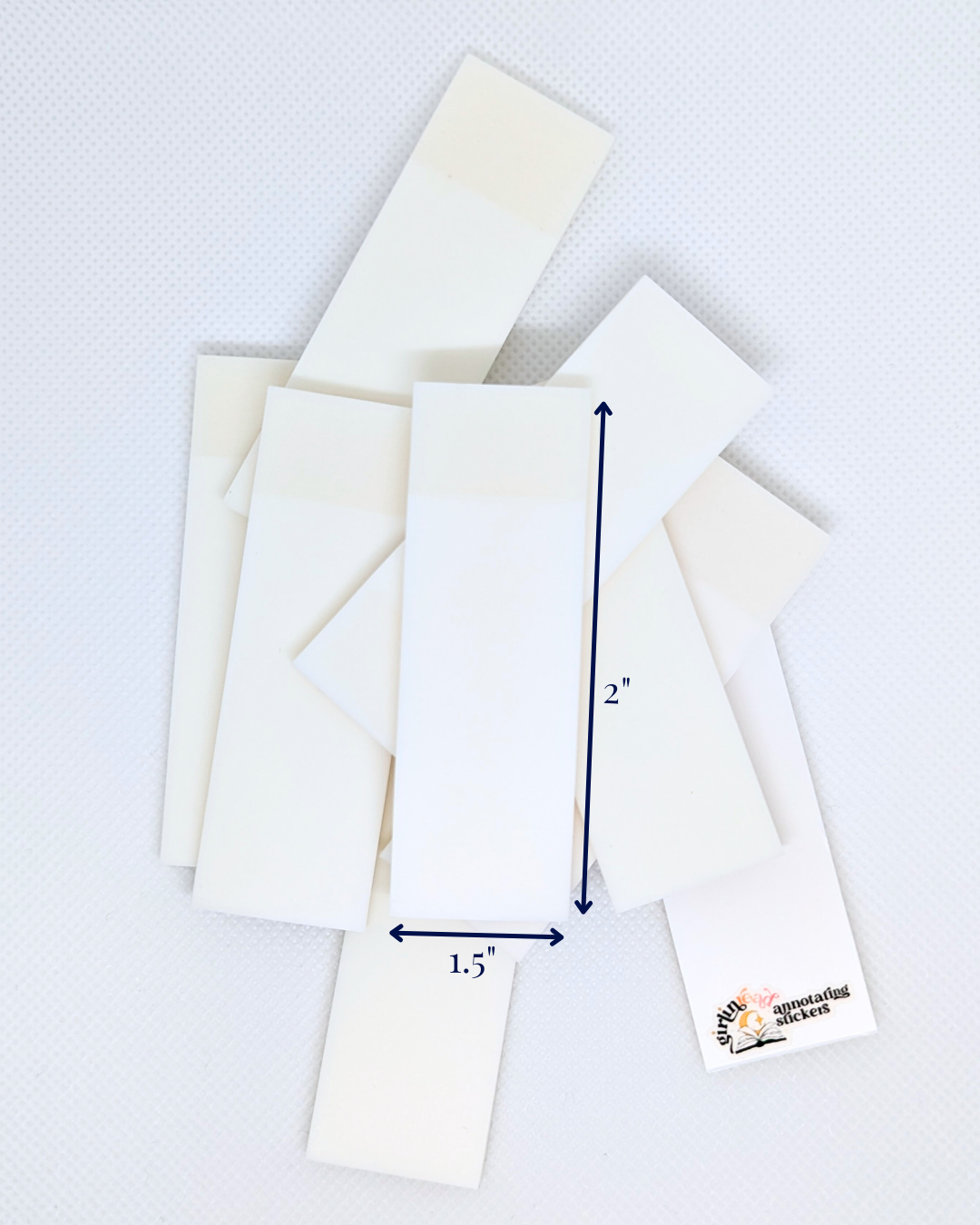 transparent sticky notes (7 sizes)