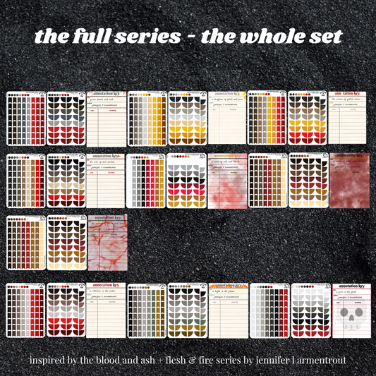 the blood and ash & flesh and fire series