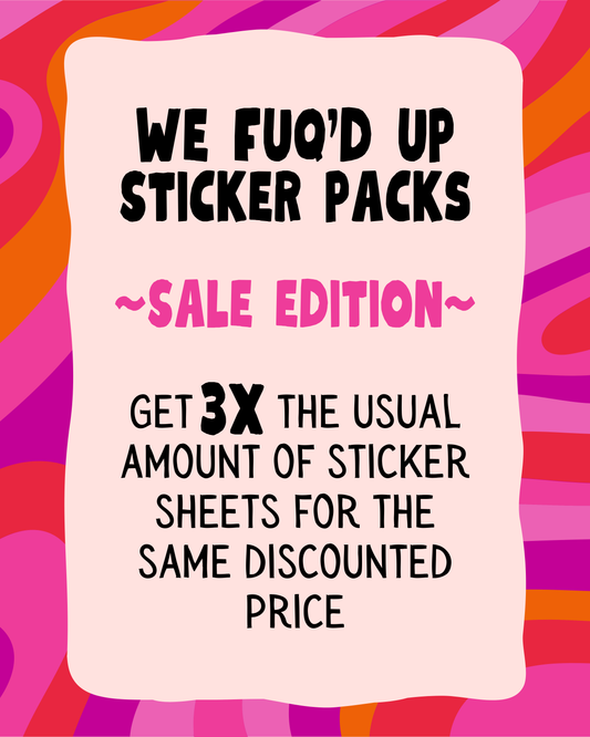 'we fuqd up' mystery sets (3x MEGA SALE)