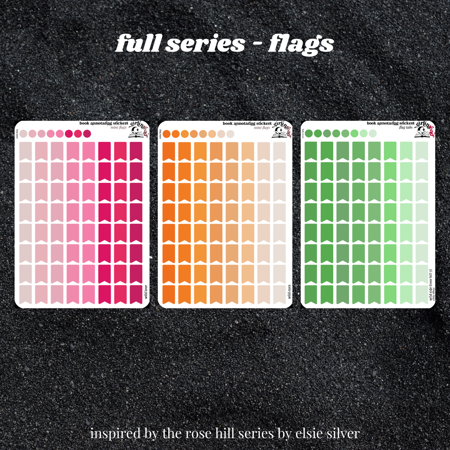 the rose hill series (wild love, wild eyes, wild side)