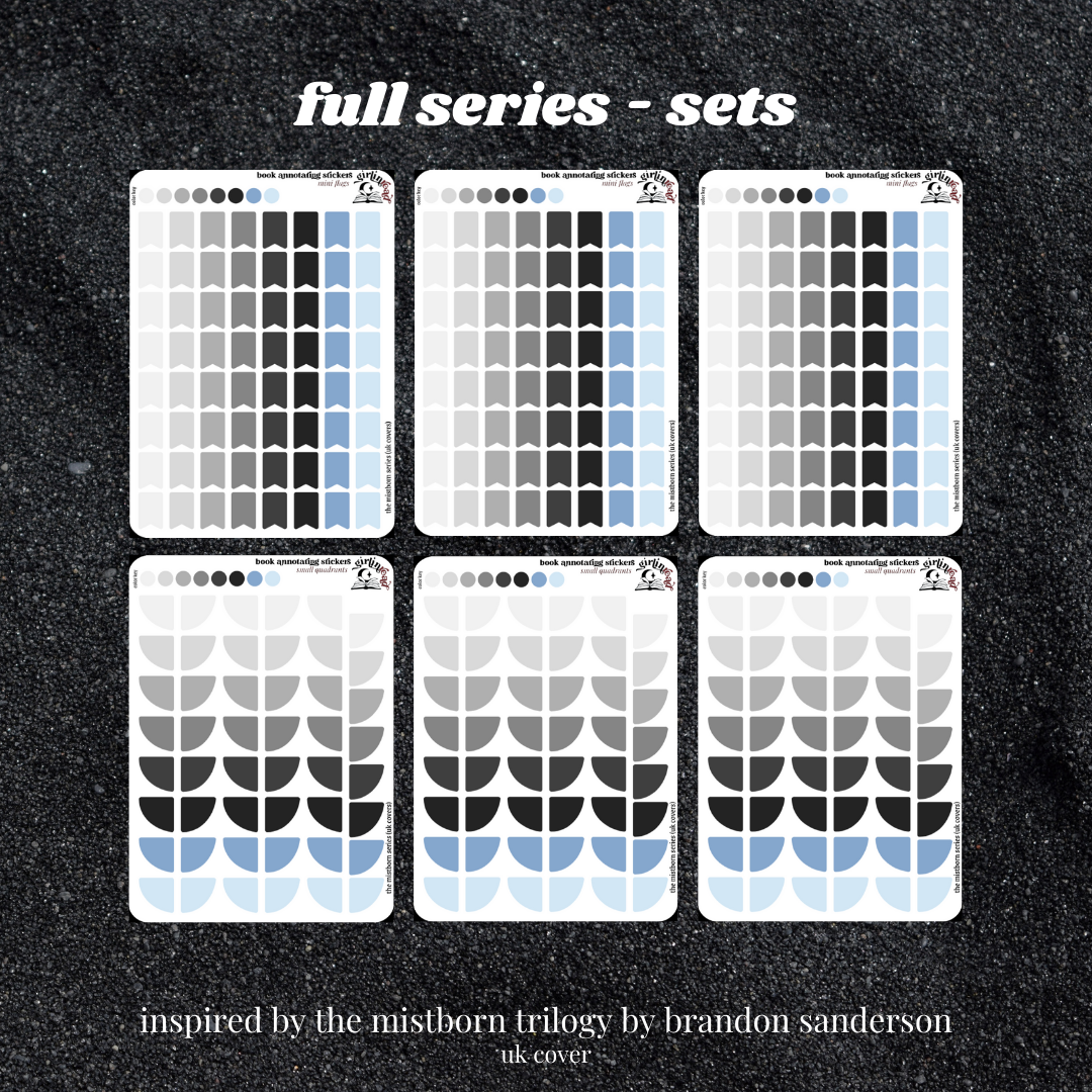 the mistborn trilogy (multiple editions)