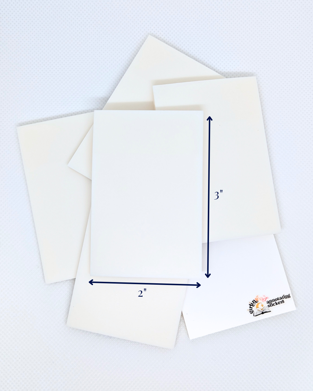 transparent sticky notes (7 sizes)