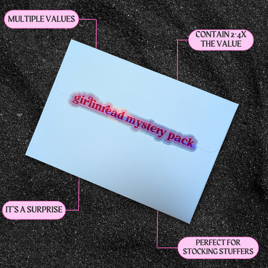 girlinread mystery sticker bag