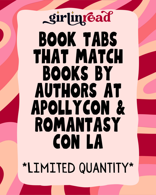 apollycon & romantasy con la 2025 book tabs (author first names s-z)