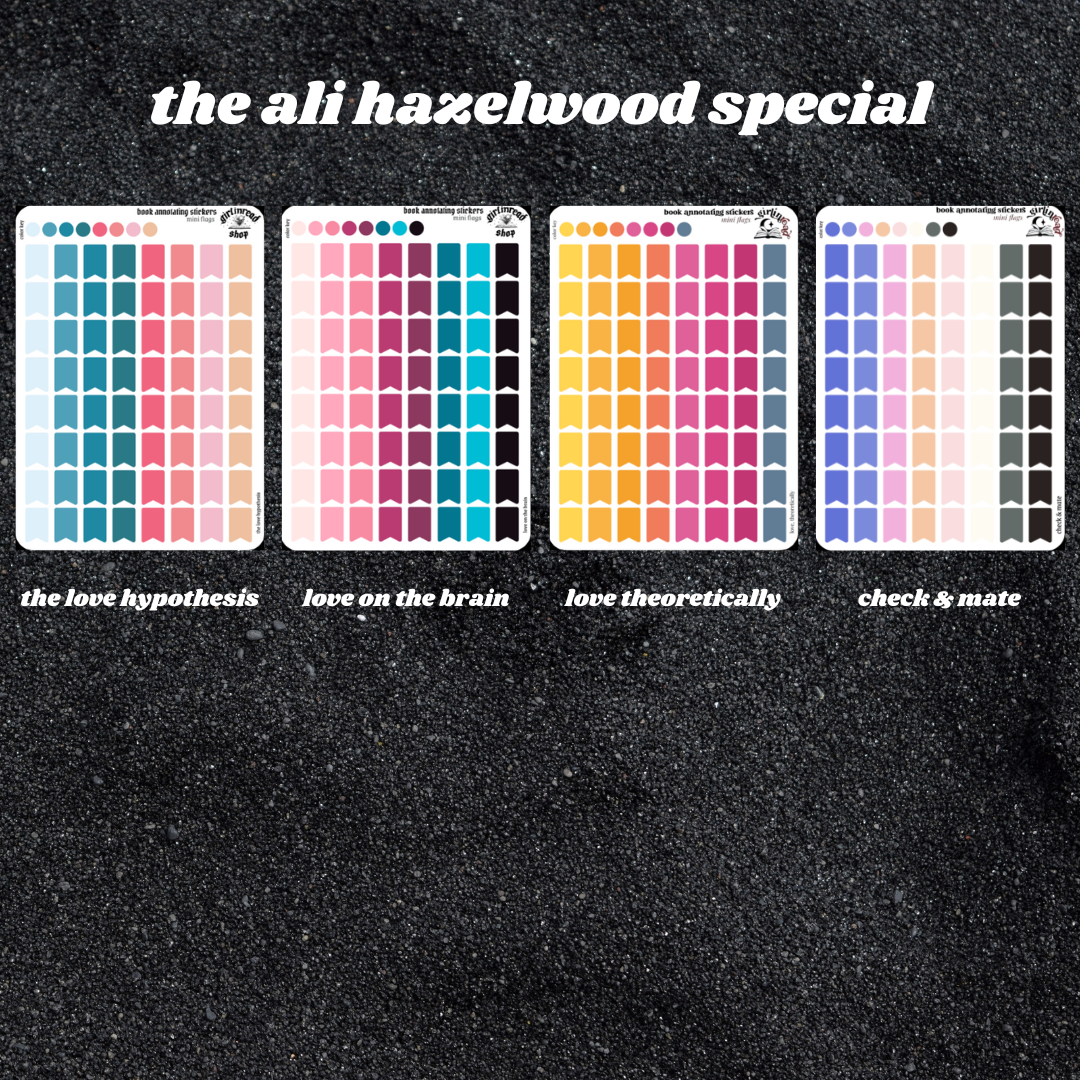 the ali hazelwood book tab special
