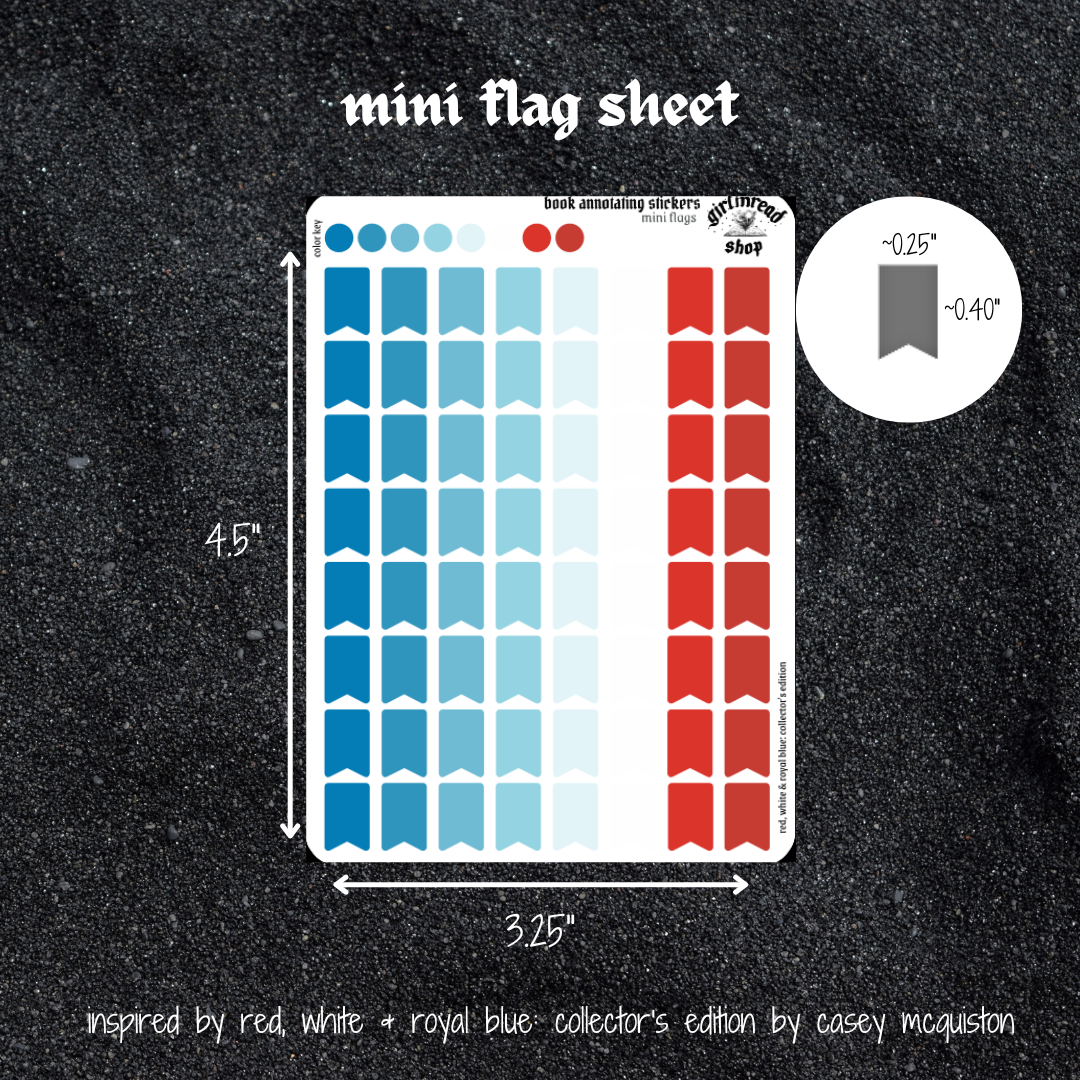 red, white & royal blue (2 editions)