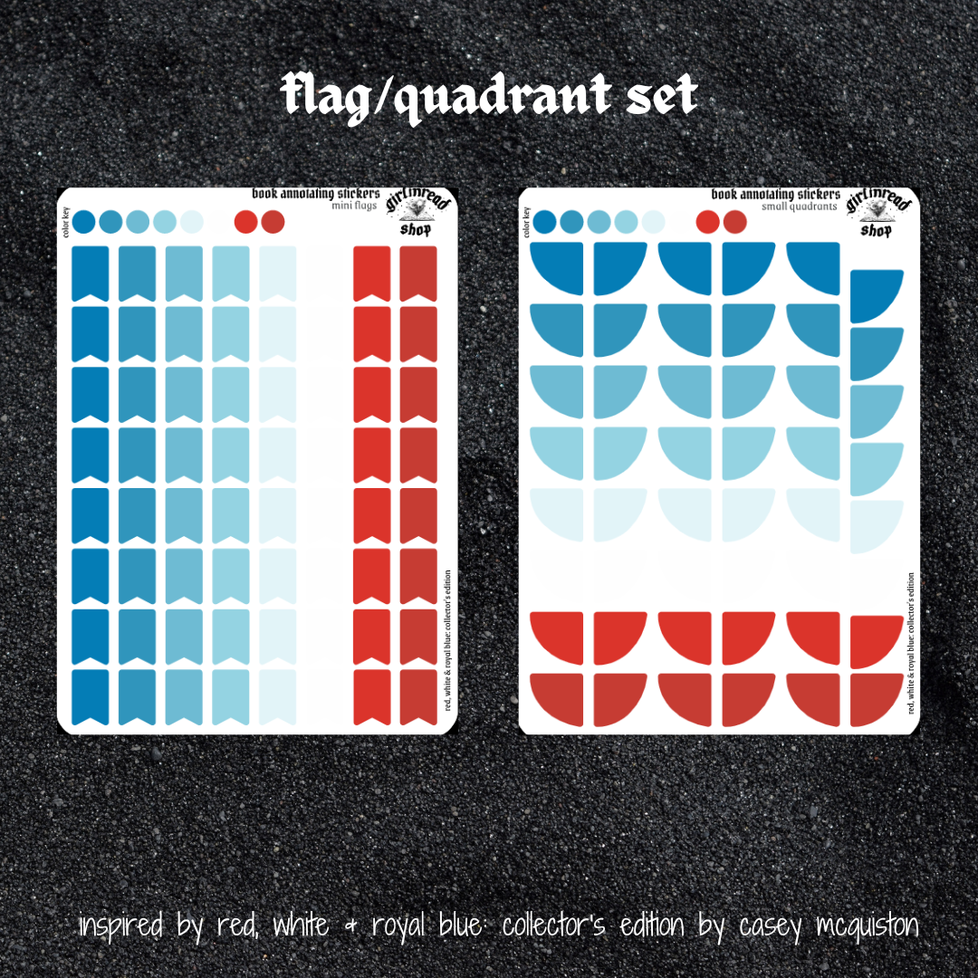 red, white & royal blue (2 editions)