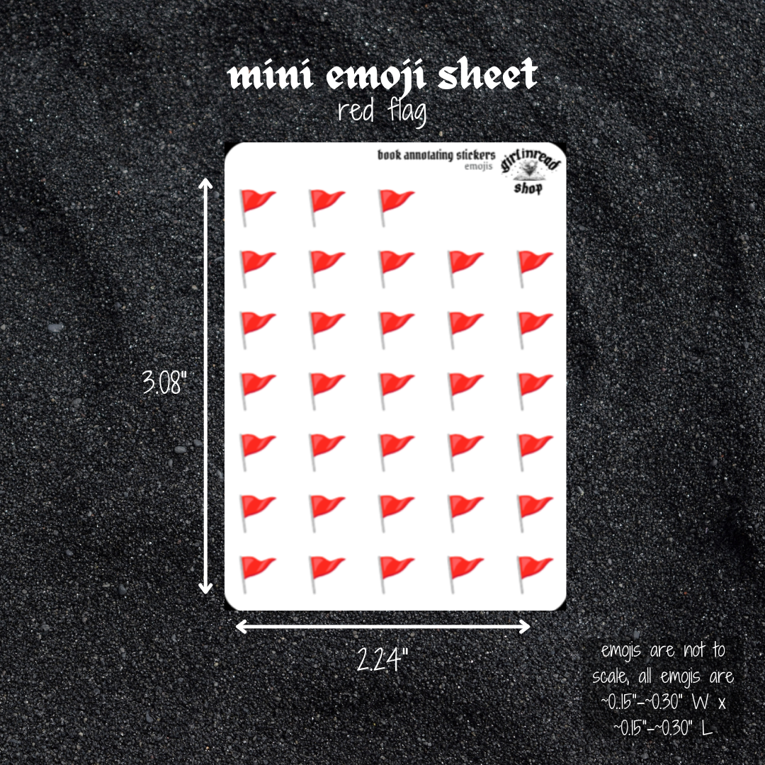 mini emoji sticker sheet