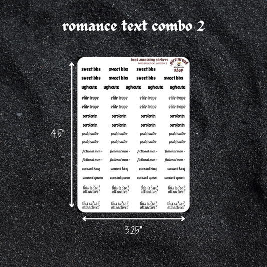 romance emoji & text combos