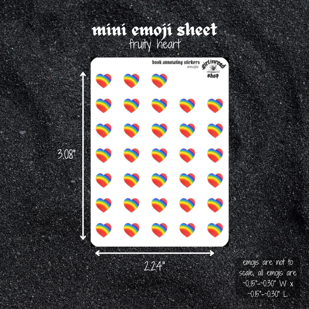 mini emoji sticker sheet - emoji mash-ups