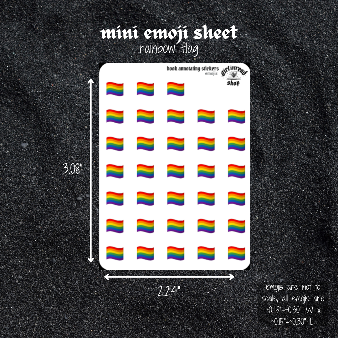 mini emoji sticker sheet