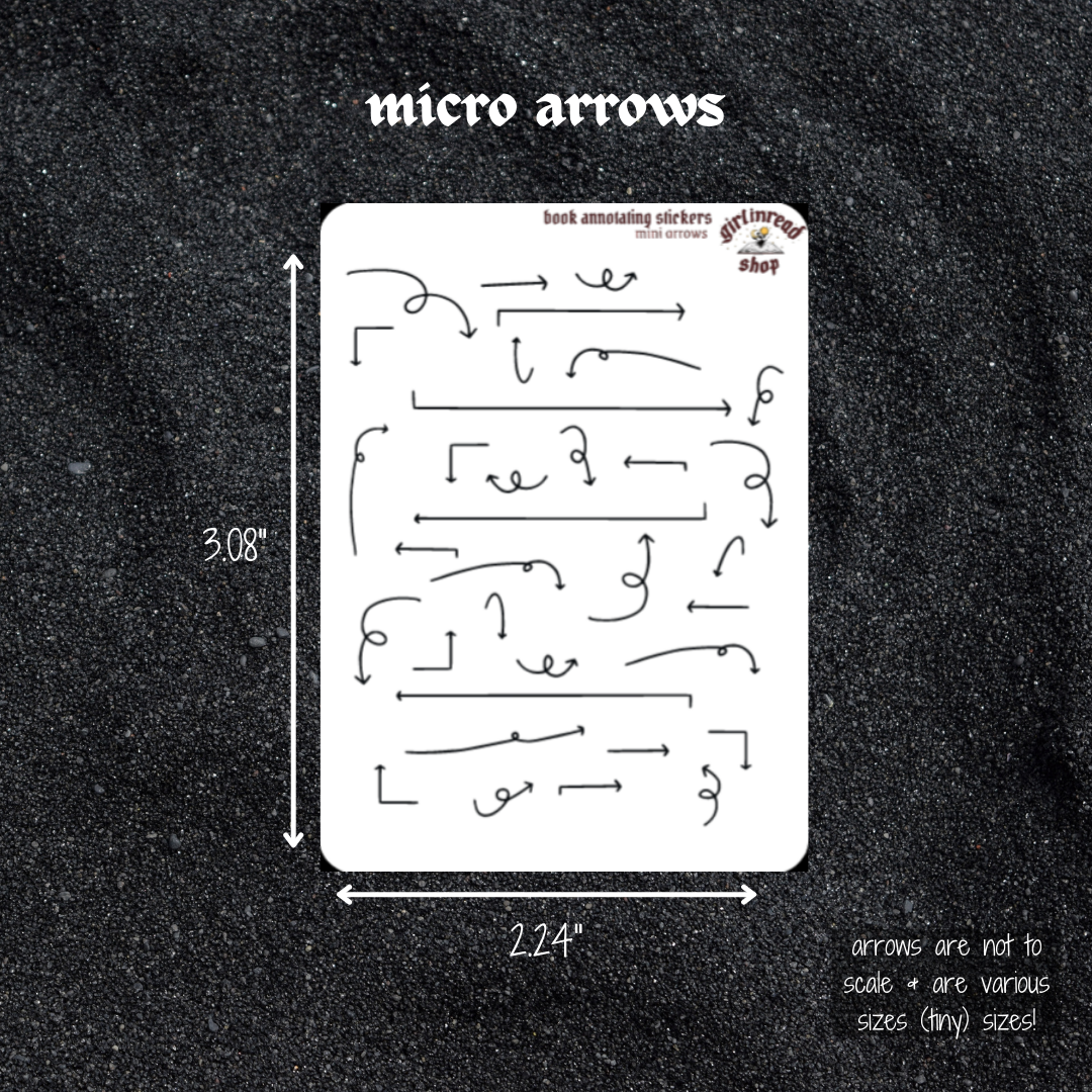 micro arrow stickers