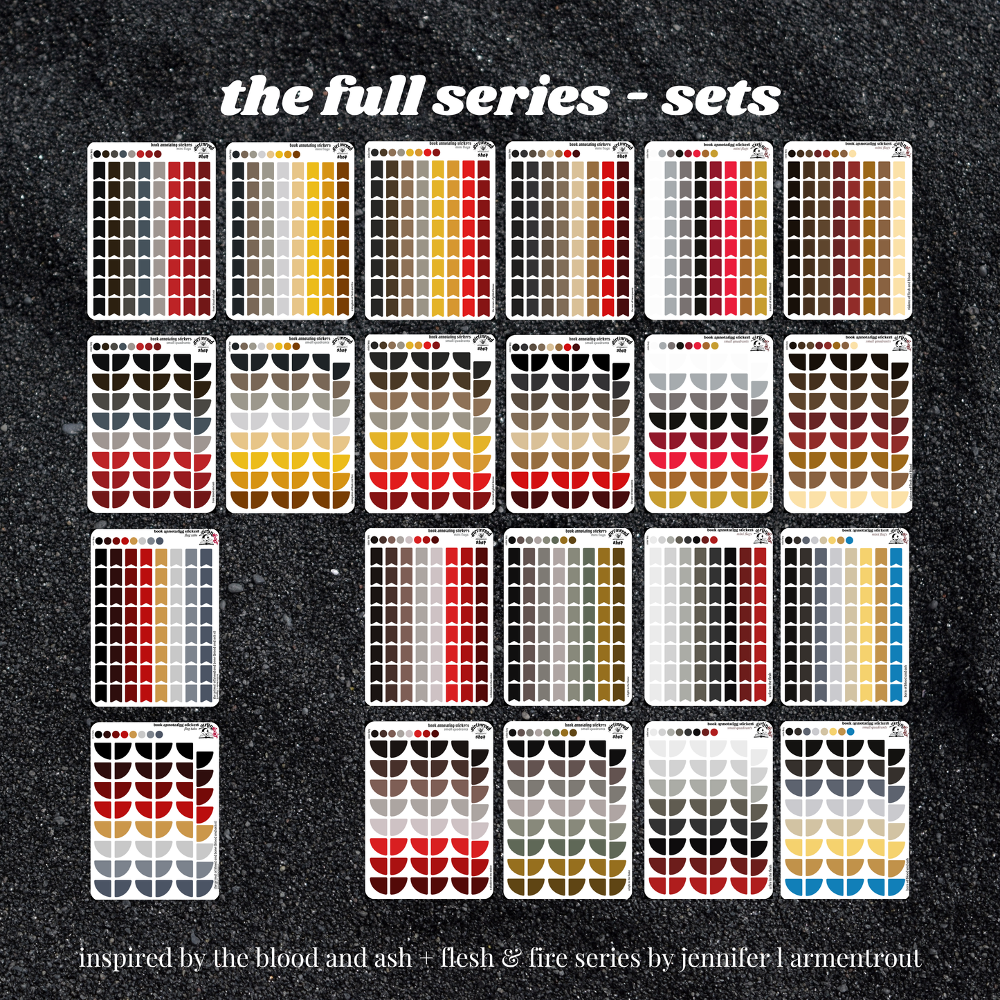 the blood and ash & flesh and fire series