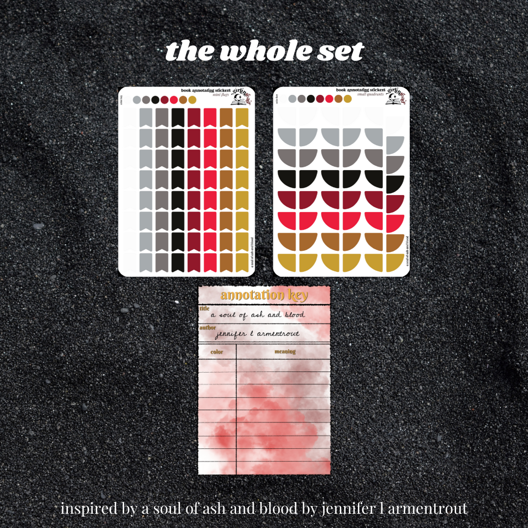 the blood and ash & flesh and fire series