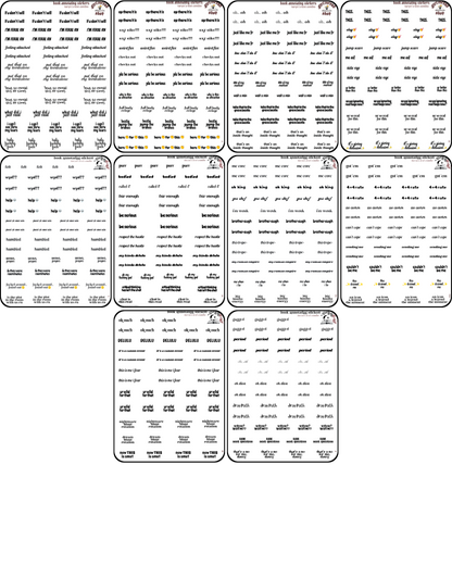 taryn's text sticker combo sheets