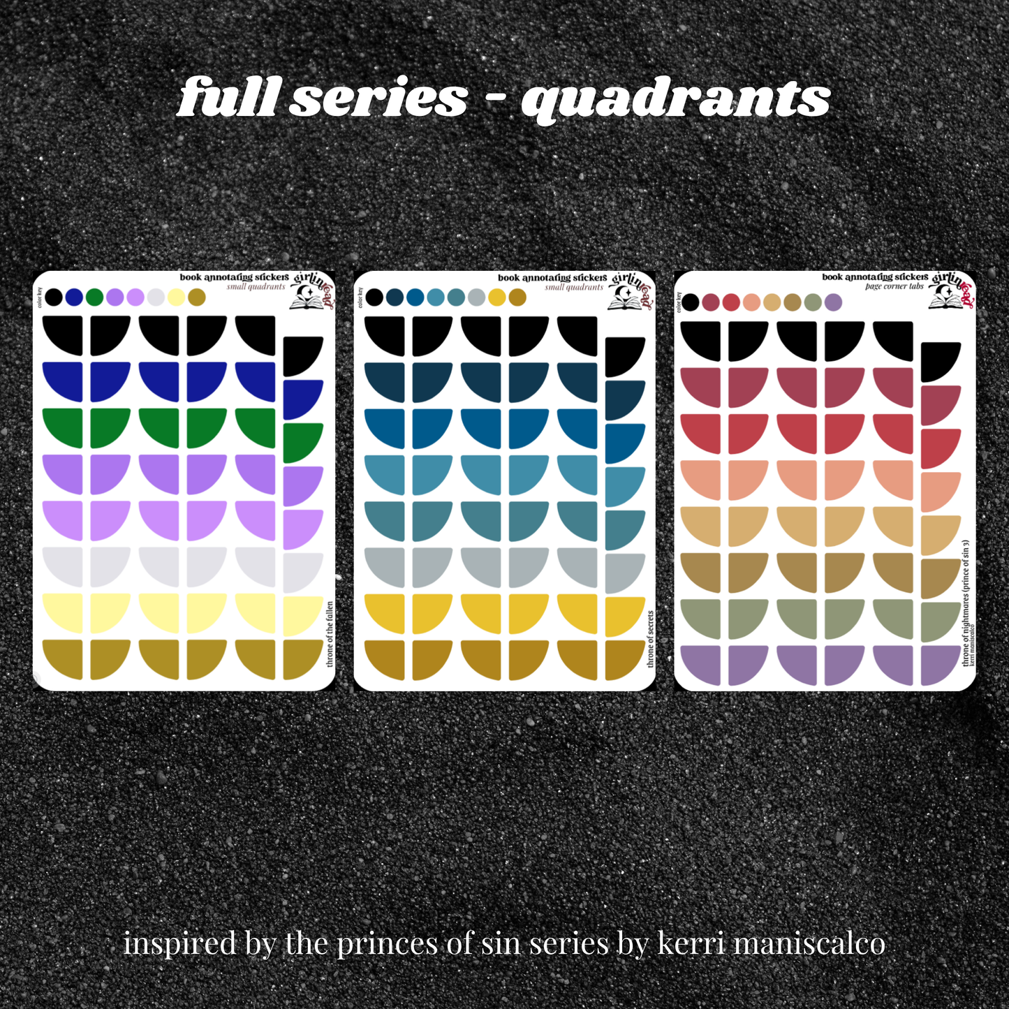 the princes of sin series (multiple editions)