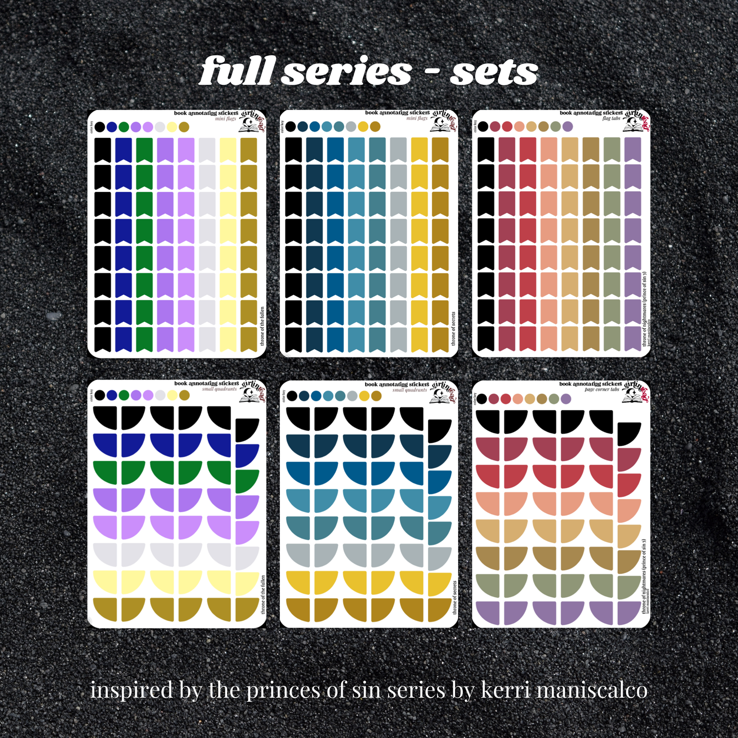 the princes of sin series (multiple editions)