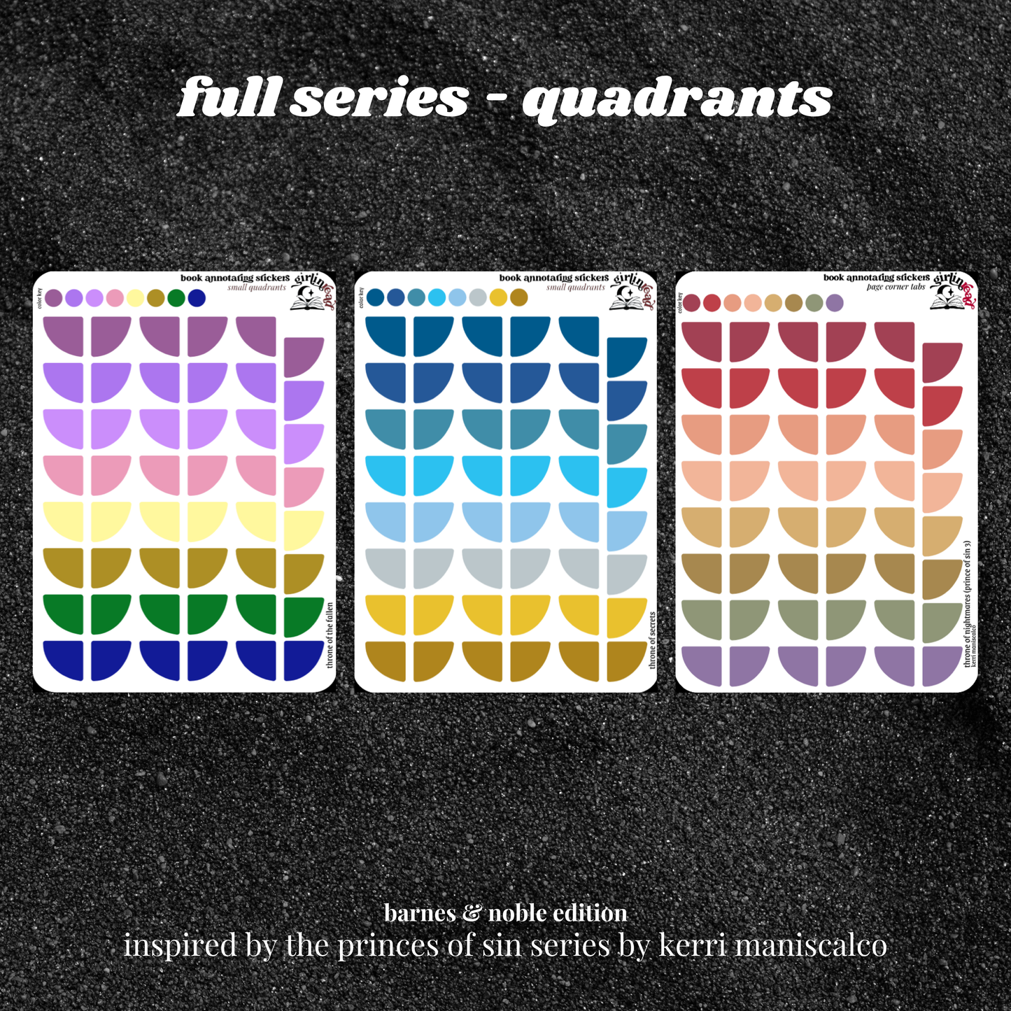 the princes of sin series (multiple editions)