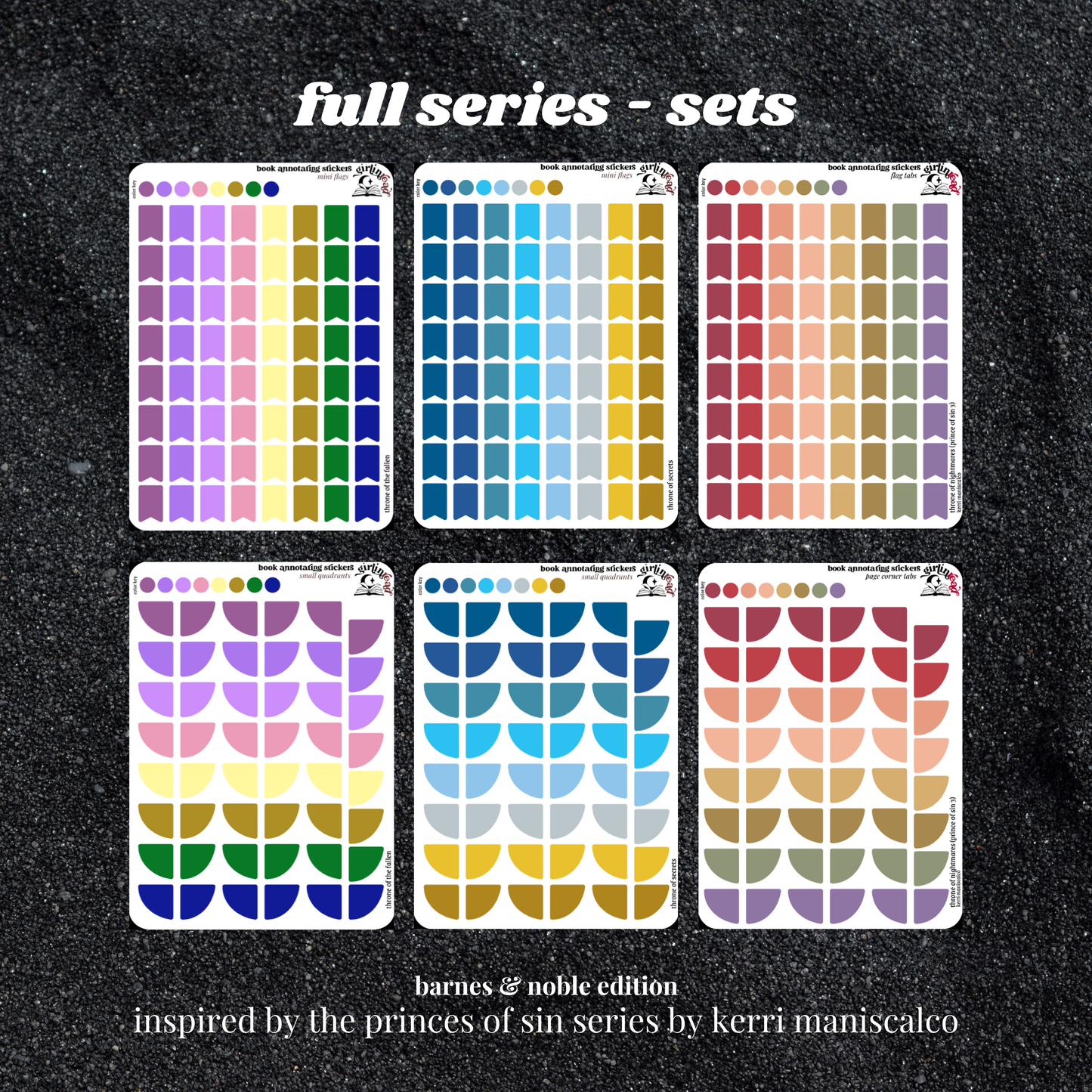 the princes of sin series (multiple editions)