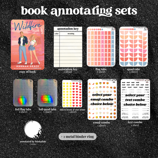 book annotating sets (book included)