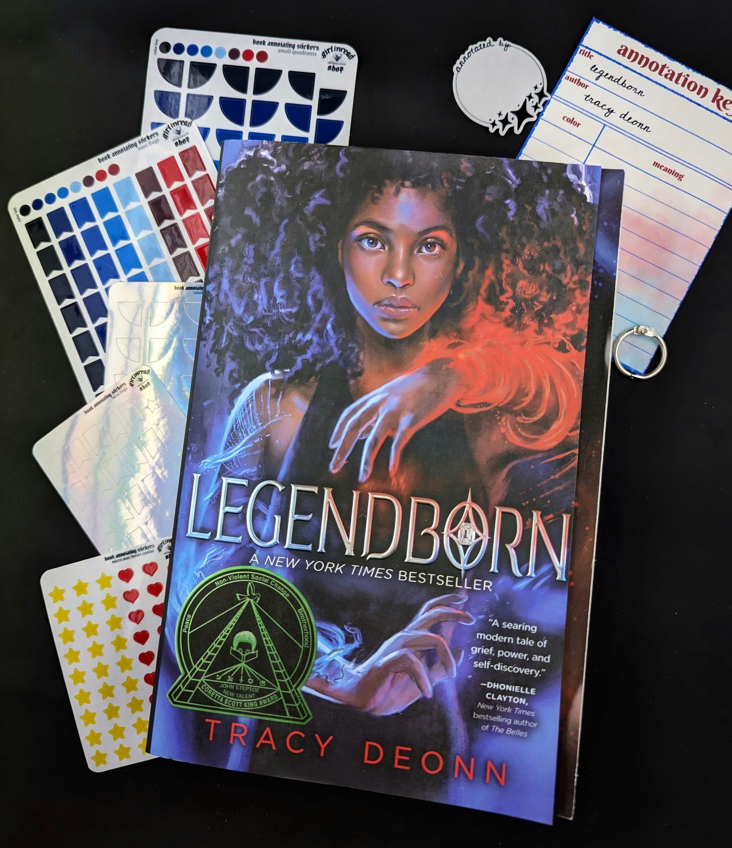 legendborn book annotating giftset (book included)