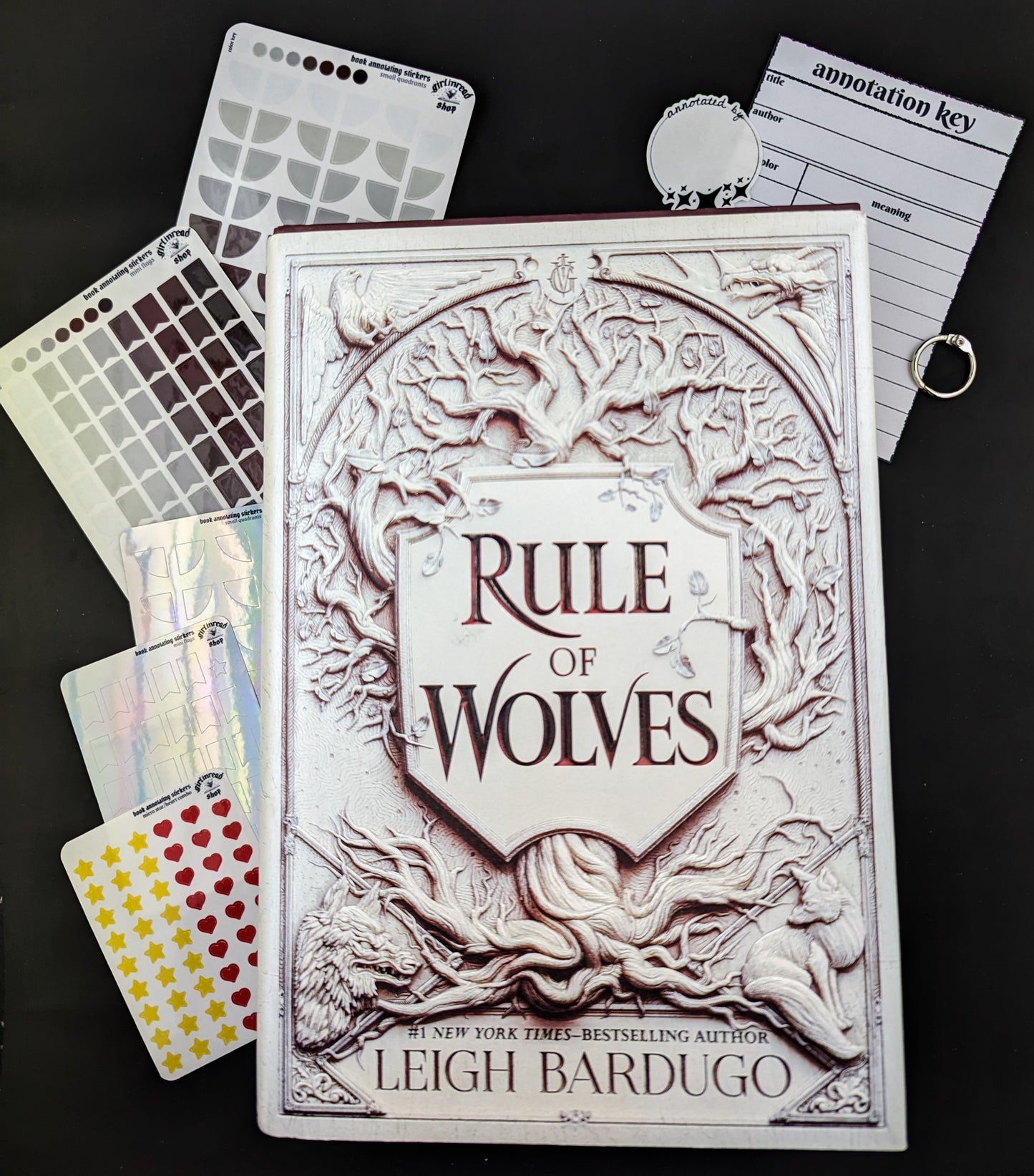 rule of wolves book annotating giftset (book included)
