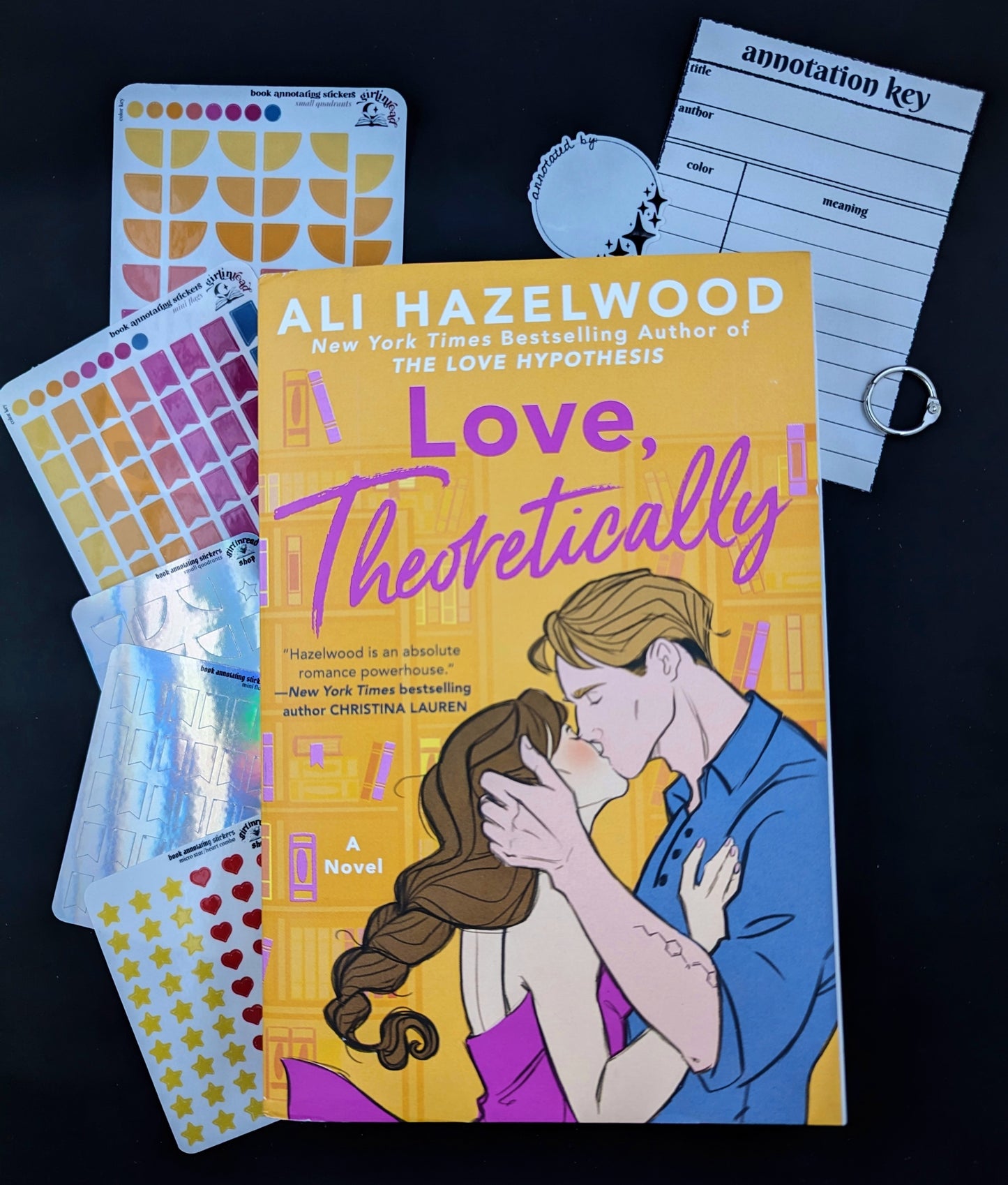 love theoretically book annotating giftset (book included)