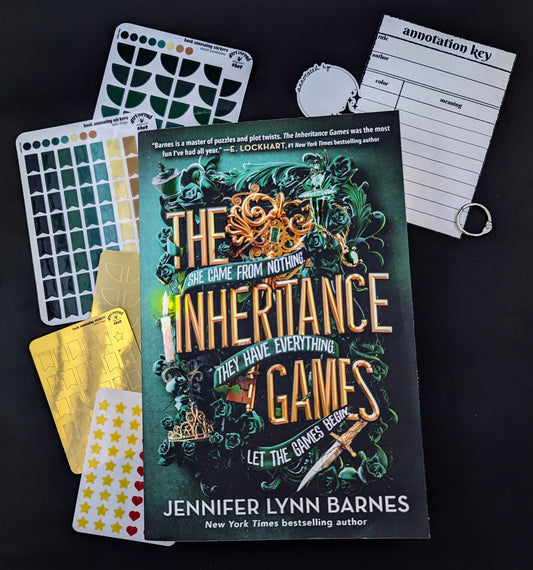 the inheritance games book annotating giftset (book included)