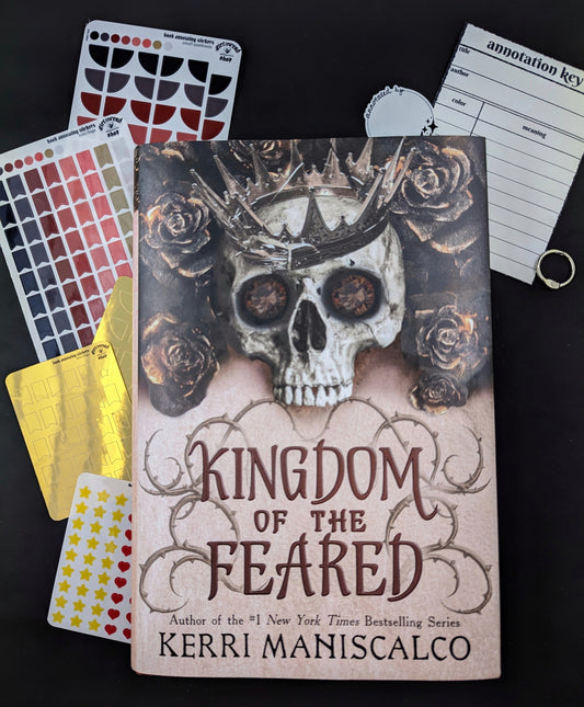 kingdom of the feared book annotating giftset (book included)