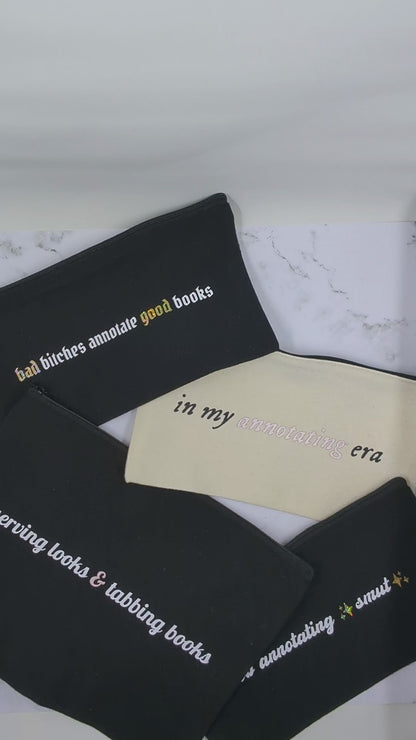 annotating sticker zip bags