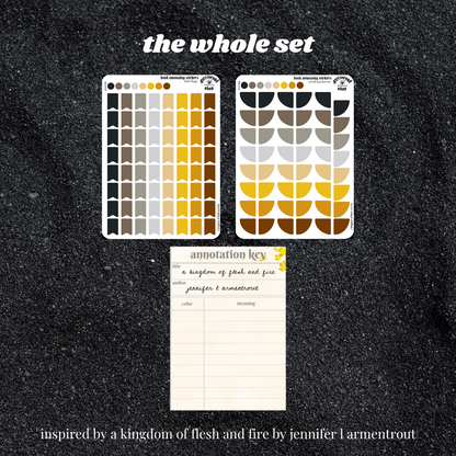 the blood and ash & flesh and fire series