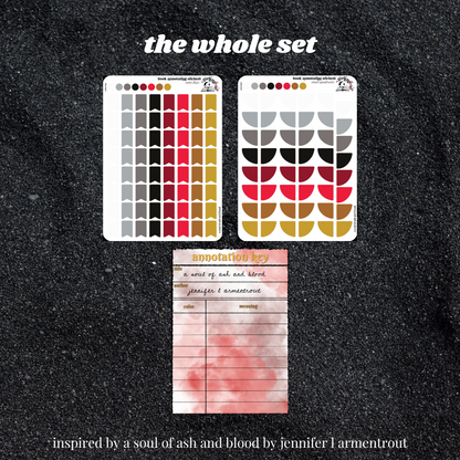 the blood and ash & flesh and fire series