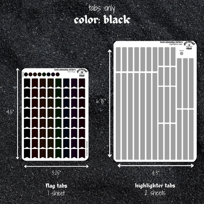 bestie book annotating sticker sets