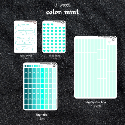 bestie book annotating sticker sets