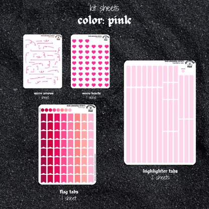 bestie book annotating sticker sets