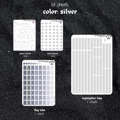 bestie book annotating sticker sets