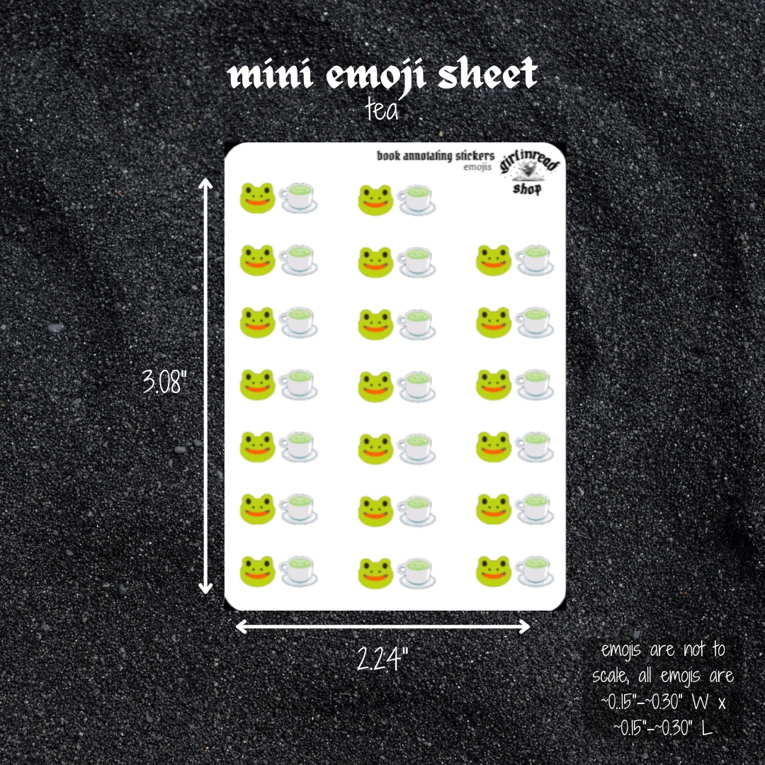 mini emoji sticker sheet - emoji mash-ups