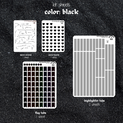 bestie book annotating sticker sets