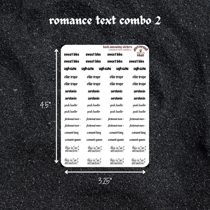 romance emoji & text combos