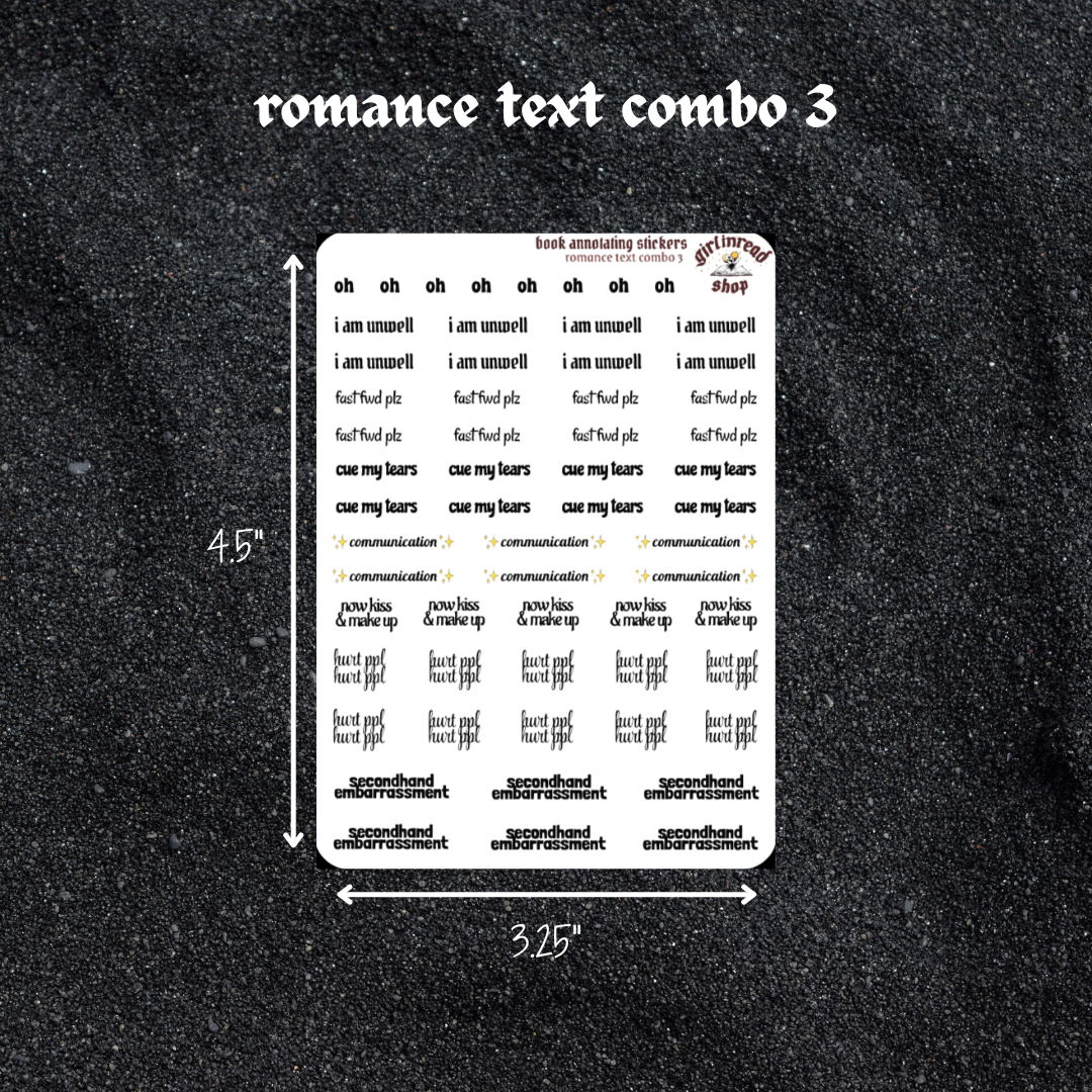 romance emoji & text combos