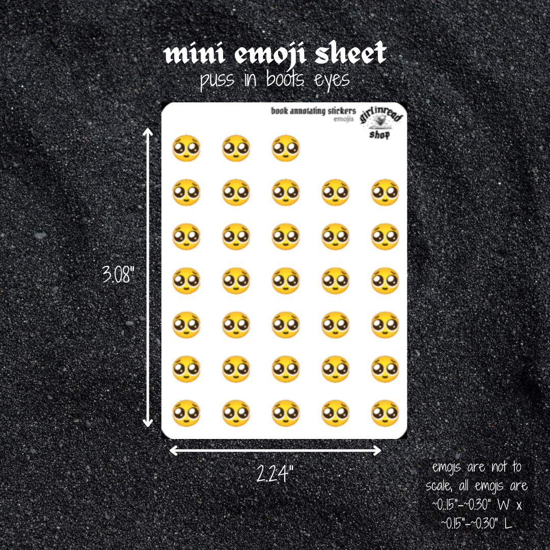 mini emoji sticker sheet - emoji mash-ups