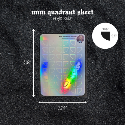 holographic sticker sheets