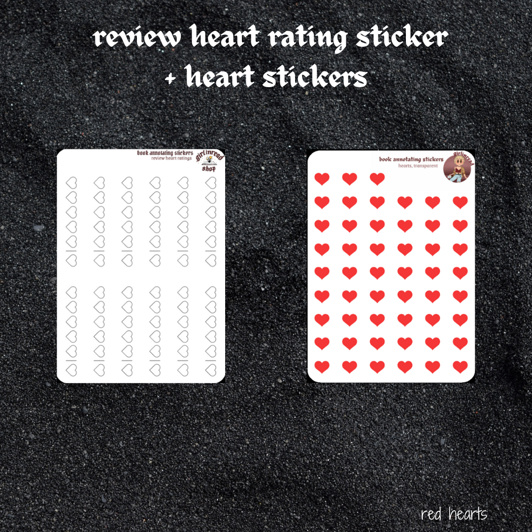 heart rating stickers