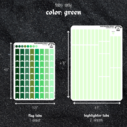 bestie book annotating sticker sets