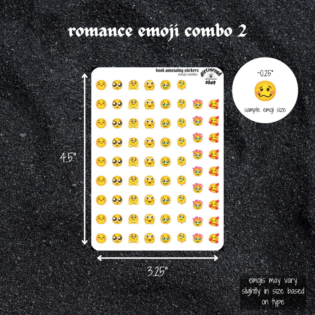 romance emoji & text combos