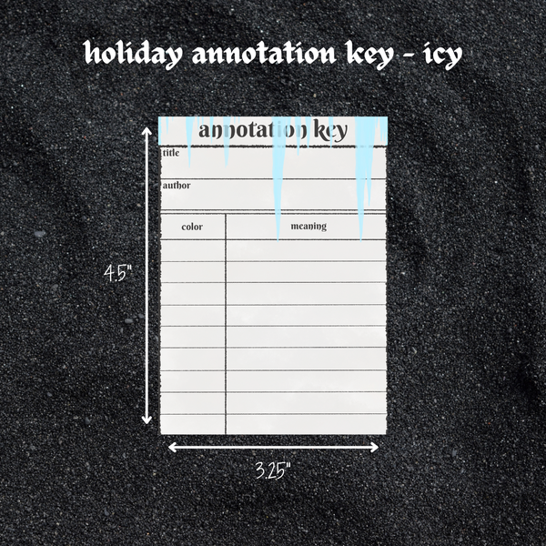 *special* annotation keys – girlinread annotating stickers
