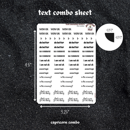 astro-themed book annotating sticker sets