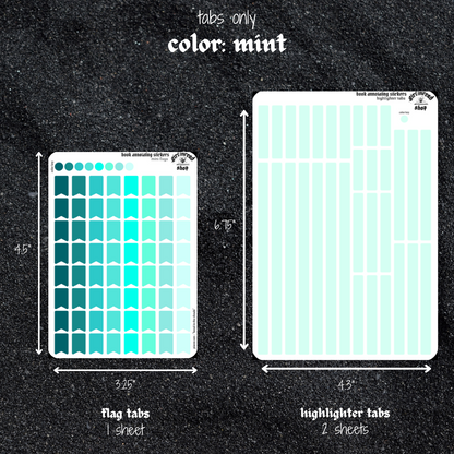 bestie book annotating sticker sets