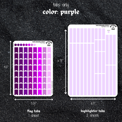 bestie book annotating sticker sets