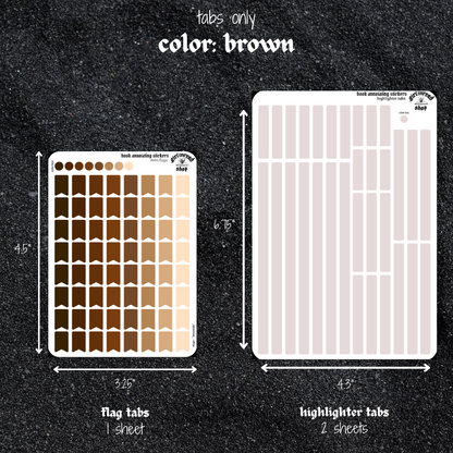 bestie book annotating sticker sets